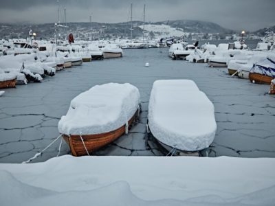 Oppbevar båten din om vinteren