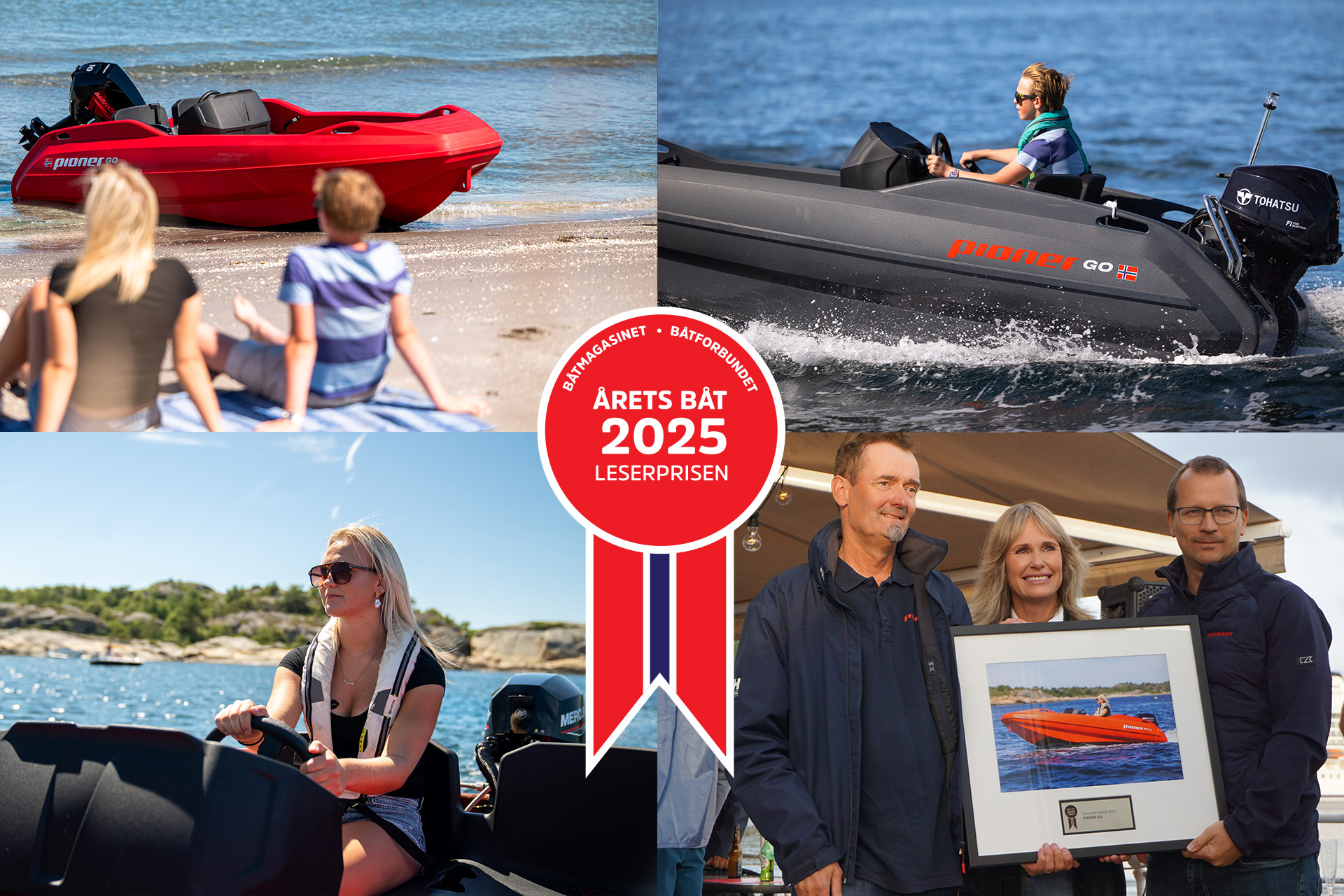 Vinneren av Årets Båt 2025 - PionerGO fra Pioner Boats